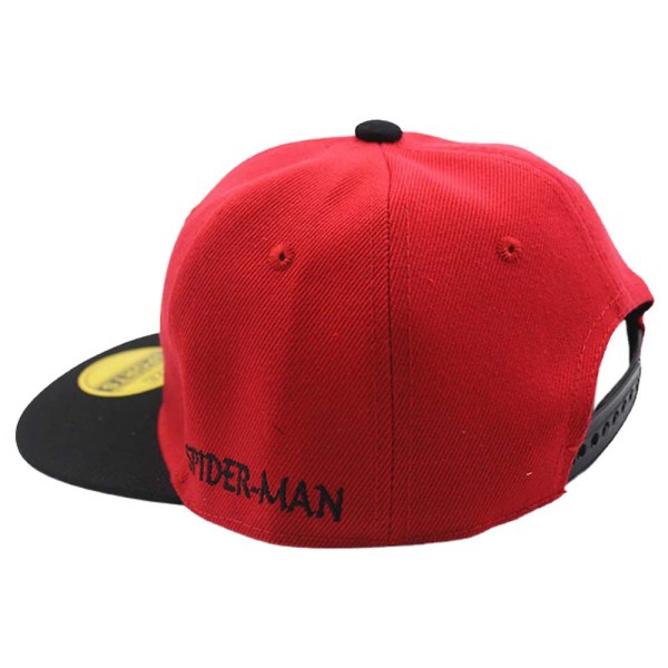 Spiderman-baseballkasket Snapback-sportshat til børn, justerbar Red
