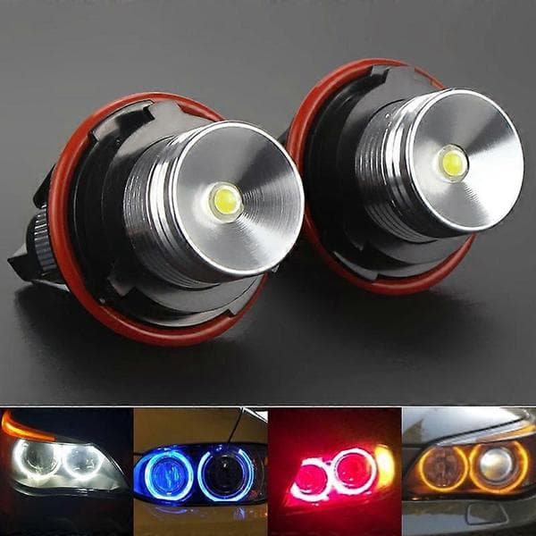 2 st 10w CANbus felfria LED Angel Eyes Markeringslampor för BMW E39 E53 E60 E61 E63 E64 E65 E66 E87 525i 530i xi 545i M5