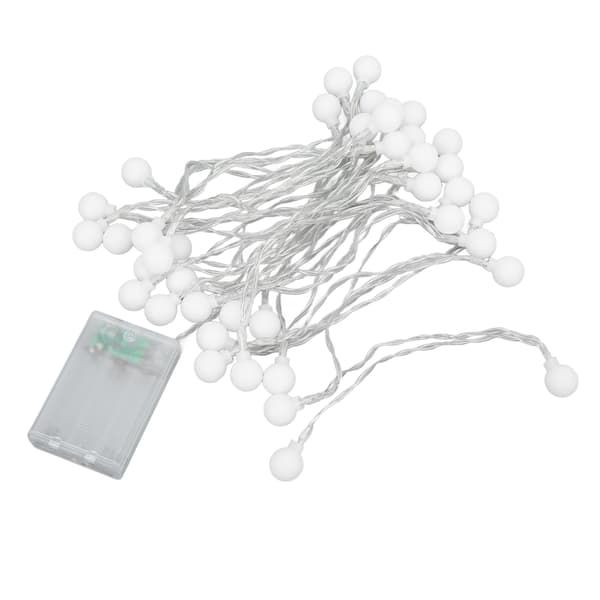 LED String Lights 6m Waterproof Round String Lights Romantic Atmosphere Camping String Lights with Two Modes for Outdoor Use