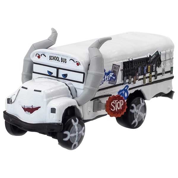 Bilar Bilar Leksaker Diecast Mcqueen Chicks Hicks The King Flo Finn Mater Leksaksbil 1:55 Diecast Modell Vehical Födelsedag Bilar Leksaker För Barn-hy White