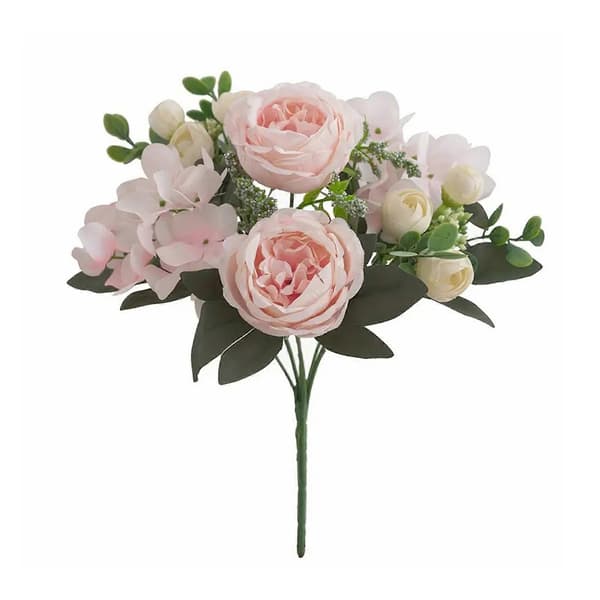Kunstig blomsterarrangement – til bryllup og reception – til elegant indretning Champagne