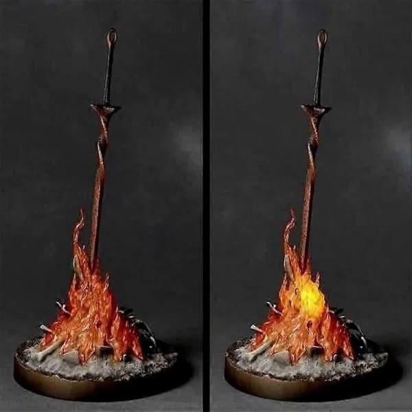 21CM Dark Souls Actionfigur Glödande Svärd Samlarobjekt Leksak Present till Vänner 21cm in box