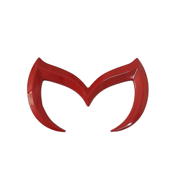 Röd Evil M-logotyp Emblem märkesdekal för alla bilkroppar bakre bagagerumsdekal Dekal Namnskylt Decor Access