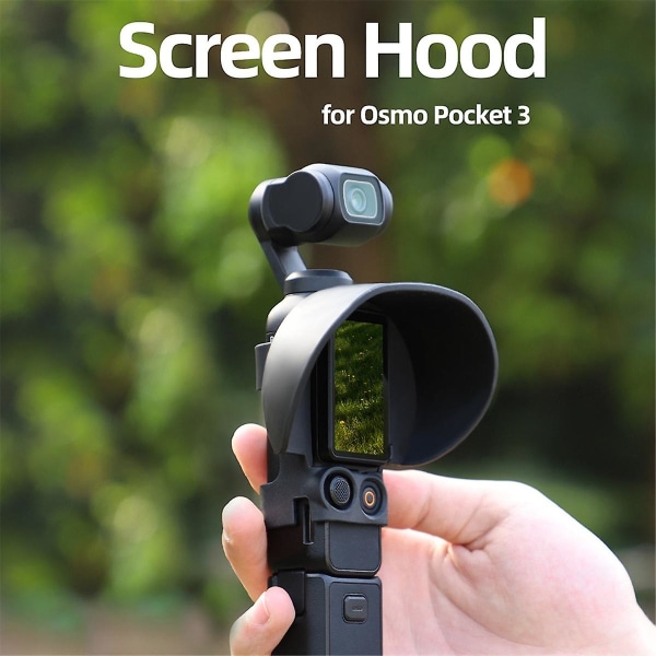 Pocket3 näytön kotelo Pocket3 valoa estävä aurinkovarjo monitoimipäät Kameran tarvikkeet As Shown