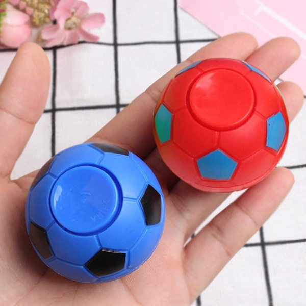 6 stk Fodbold Fidget Spinners, Fodbold Spinner Fingerspids Legetøj, Hånd Fidget Spinner Fodbolde, Stress Relief Fodbold Legetøj Gave Til Børn Voksen