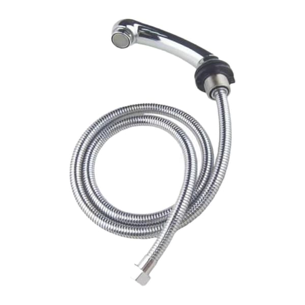 Salong Sjampobolle Sprayhode Sjampobolle Kran Solid Fleksibel Erstatning Silver