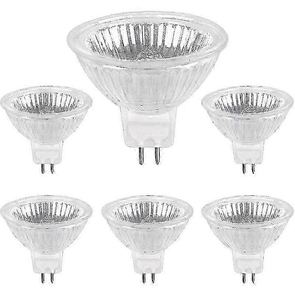 Halogenpære GU5.3 50W 12V, 6-pak