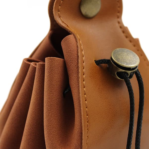 Drawstring PU Dice Bag Portable Dice Case Foldable Tray Storage Bag for Coins Keys Jewelry Small Accessories
