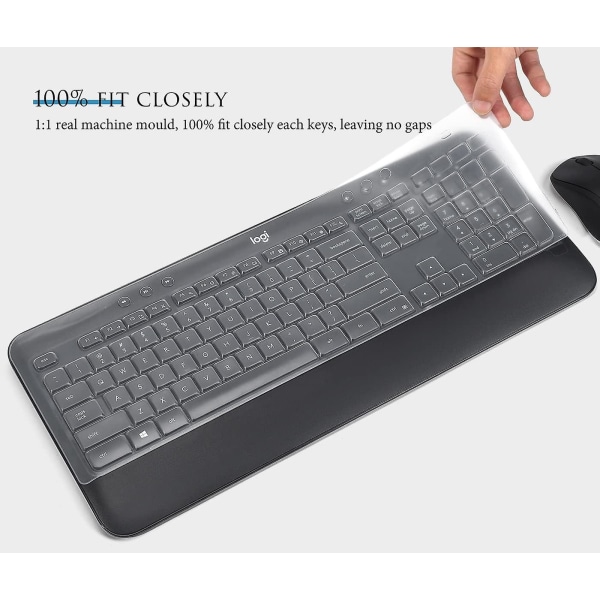 Tastaturdeksel for Logitech Mk545 Advanced Wireless Keyboard, Logitech Mk540 Full-size Advanced Wireless Scissor Keyboard Skin, Logitech Mk545 Mk540 K