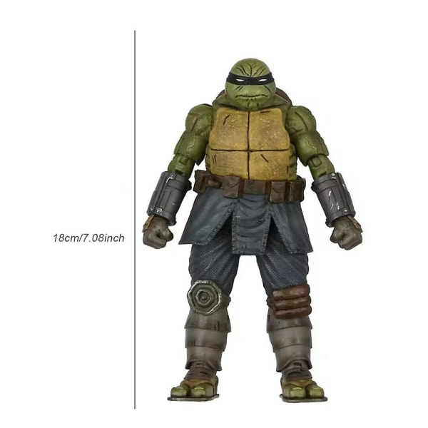 18 cm Teenage Mutant Ninja Turtles Actionfigurer Leksaker med set Heminredning Presenter till barn Vuxna fans B