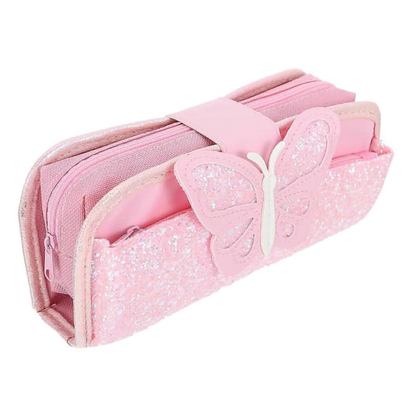 Pennfodral för studenter, rosa, 1 st, bedårande fodral för skolmaterial