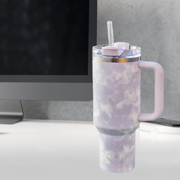 1200 ml Vakuumglass Lekkasjebestandig Varmebestandig Holder varm/kald Bærbar rustfritt stål Vakuumisolert Tumbler Reisetilbehør Tianyuhe Pink