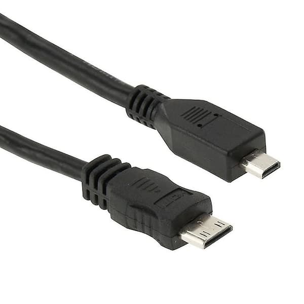 30 cm Mini HDMI Hane till Micro HDMI Hane Adapterkabel
