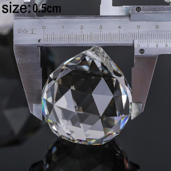 Klarglas Kristallkula Prisma Feng Shui-lampa Hängande droppe ljuskronadel (50 mm)