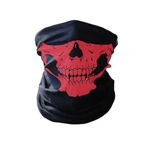 Skeletmaske tørklæde | Halloween-skelet maske