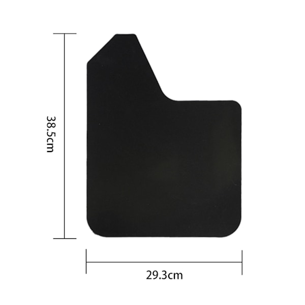 4-pack Mudflaps, Fram och Bak, Svart, Universal för Lastbil, Pickup, Bil