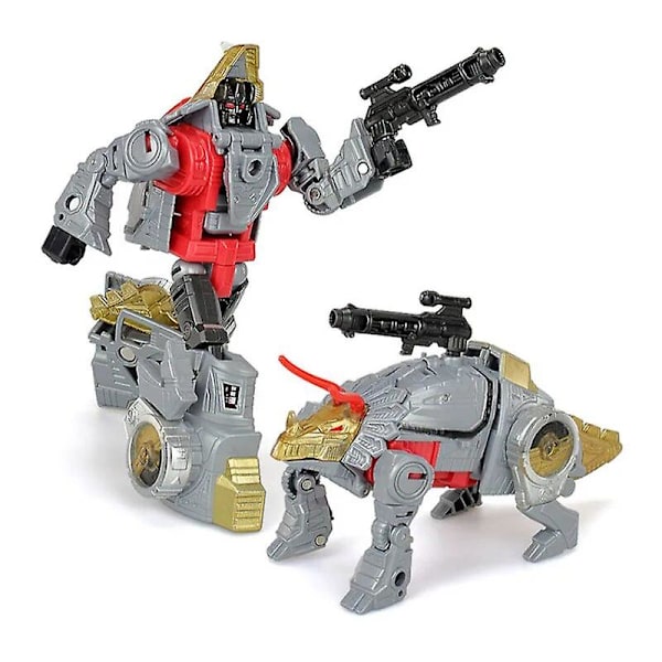 Bpf Dinoking Dinobot G1 Transformation Dinosaurier Action Figur Leksaker Modell Grimlock Slag Slam Snarl Swoop Deformation Bilrobot BPF Slag no box