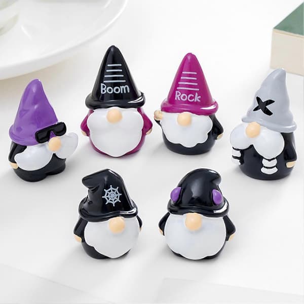 Nisse til Halloween og jul og sesongutstilling og gave E