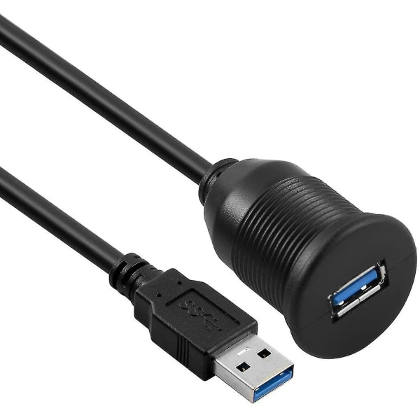USB paneelin uppoasennuskaapeli - 1 metrin 3,3 jalkaa USB 3.0 -jatkoviivan uppoasennuskaapeli