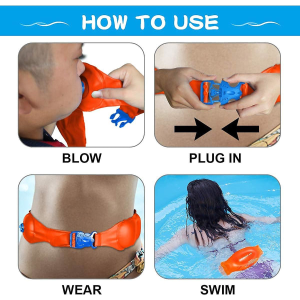 Aikuisten uima-allas, aikuisten uimavyö, aikuisten uima-apuvälineet, tee uimisestasi helpompaa, täydellinen uima-altaaseen tai harjoitteluun L