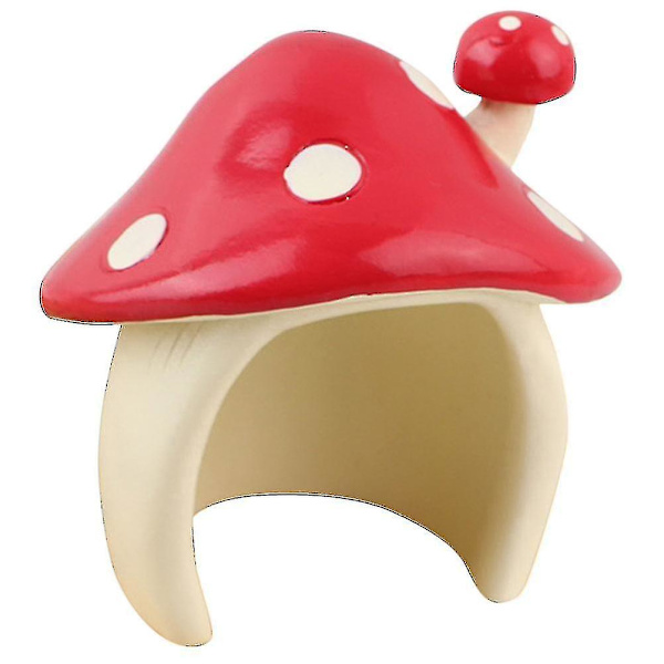 Miniature Svampehus Have Resin Ornament Mikro Landskab Svampehus
