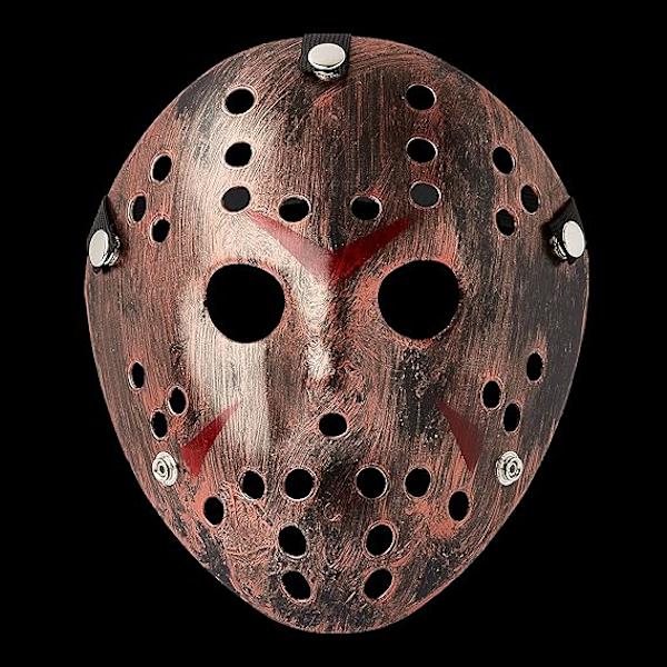 Ultra Halloween Termoplastisk Horror Hockey Maske Fandtøj Kostume Voksen - Halloween Maske til Fester og Begivenheder Halloween Gyser Morder Kostume