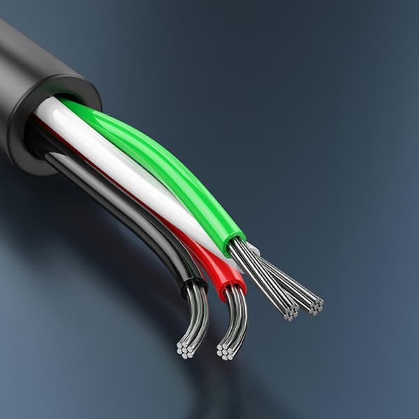 30-500cm 30Mbps Datakabel USB til USB Kabel USB Han til Han Ladekabel med On Off til USB Ventilator Telefon 30cm straight head