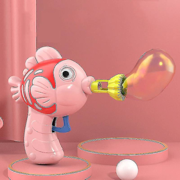 Barnens Mini Manuella Bubbelpistol Cartoon Fisk Utomhusleksak