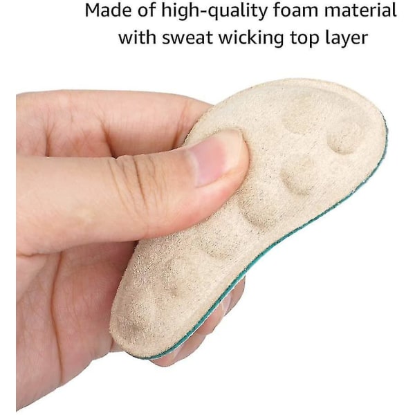Inläggssulor Ortopediska Medial & Lateral Heel Wedge Gel Insoles för supination