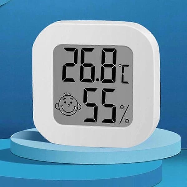 ROMTERMOMETER DIGITAL VÆRSTASJON HYGROMETER ft