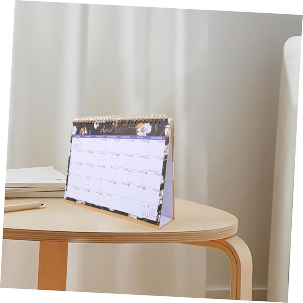 2025 Stående Flip-bordskalender Fristående Kalender Stående Bordskalender Liten Bordskalender 2024 Bordskalender Disk