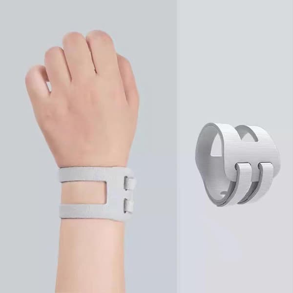 Justerbart kompressionshandledsstöd för smärtlindring Gray 1pcs