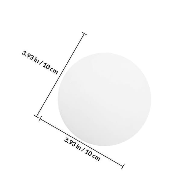6 stk. flate downlight-diffusorplater for utskifting av lysmykhet, innfelt belysning, antirefleksdiffusor, DIY-lampebunndeksler