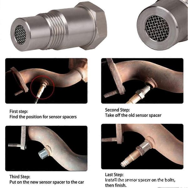 1/2/5/10 st syre O2-sensor distansadapter katalytisk 5Pcs