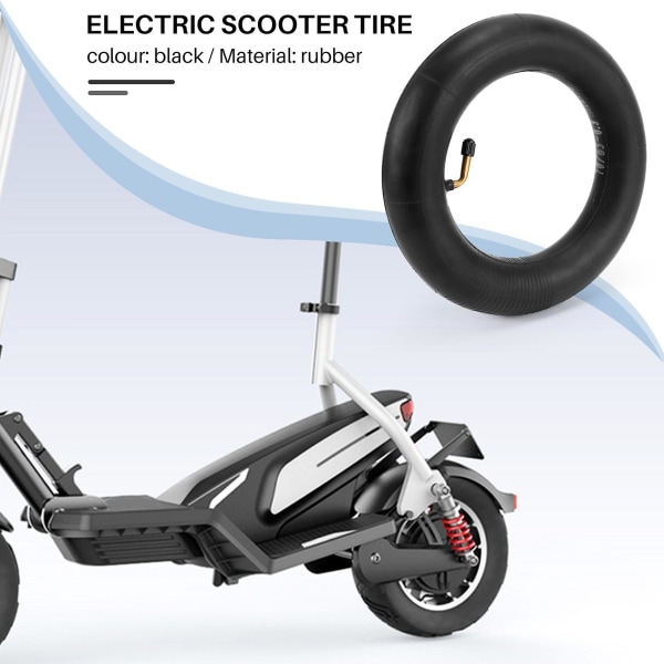 2 stk. 70/65-6.5 Indre Slange Dæk Slange Til Elektrisk Scooter, Til Elektrisk Scooter 10 Tommer Dæk-indre black