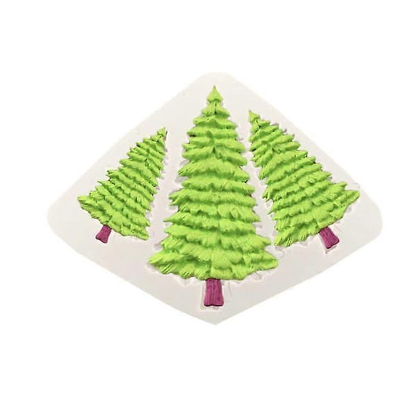 Woolkey Juletræsform Fondant Silikoneforme Perfekt Epoxyharpiks Orn