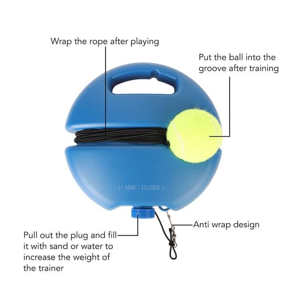 Portable Tennis Trainer - Perfect Training Tool for Beginners