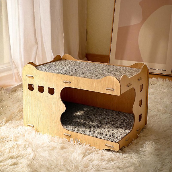 Wood Cat House Cat Nest Cat Catch Board C
