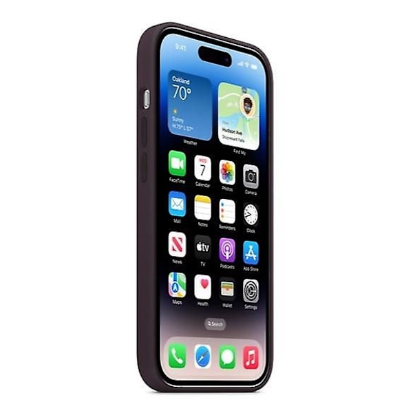 Silikonskal Kompatibelt Med Iphone 14pro Elderberry