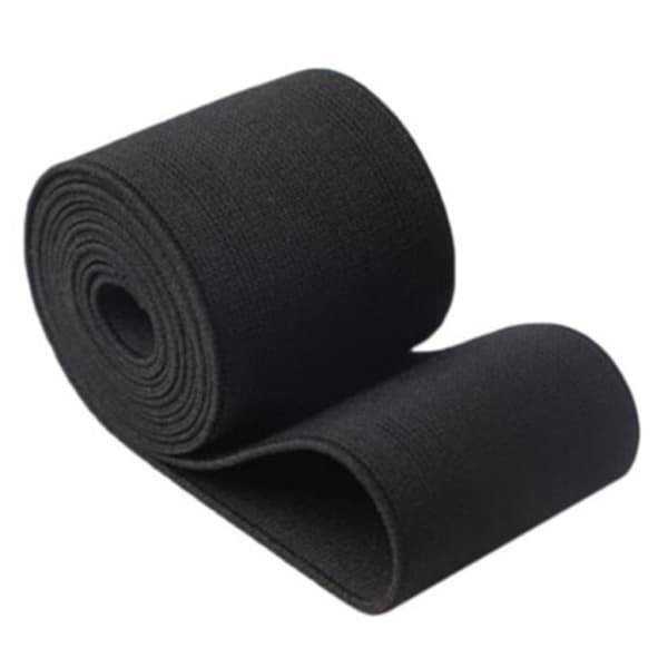 5m svart elastisk bånd - 3cm elastisk bånd