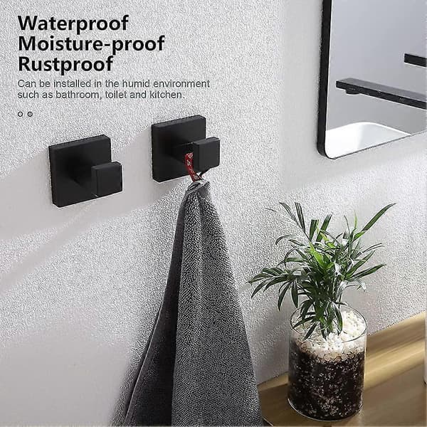 Bathroom Towel Hook Coat Hooks For Wall Clothes Hook Bath Towel Robe Hook Stainless Orange