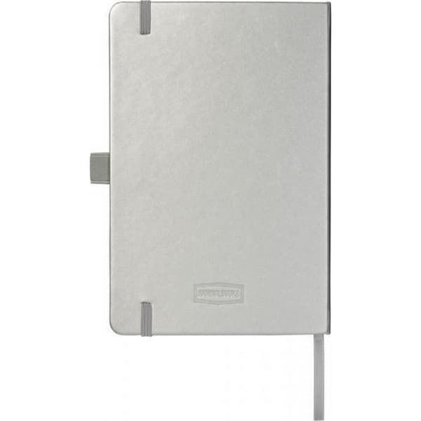 JournalBooks Nova A5 Indbundet notesbog A5 Sølv Sølv Silver A5
