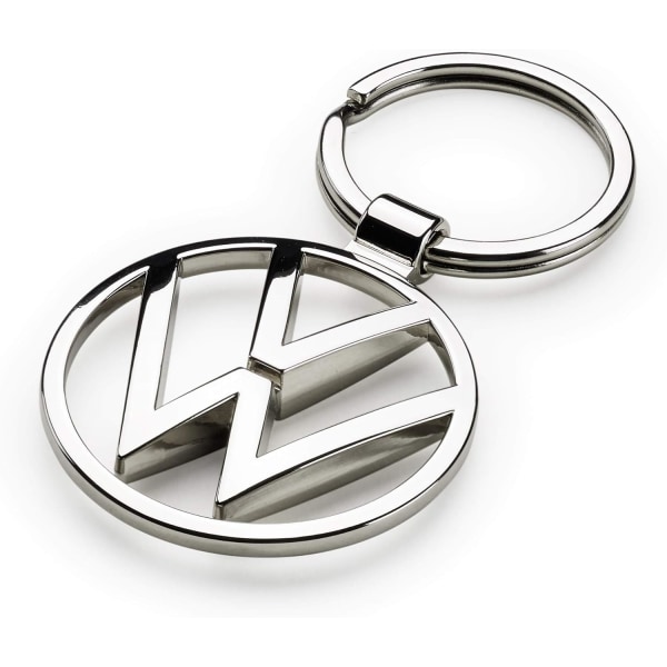 Volkswagen 000087010BN Nyckelring VW Ny metall Nyckelring Hänge Silver