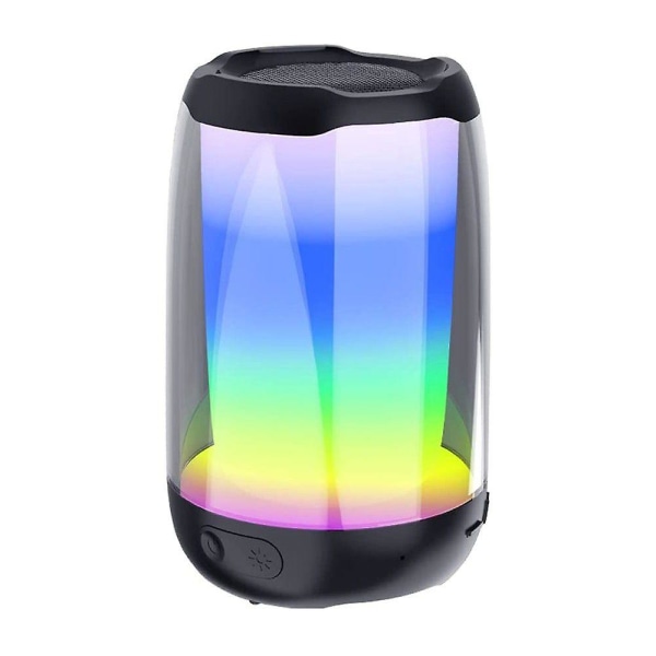 Bluetooth-højttaler med 360 graders belysning Bærbar Bluetooth 5.0-højttaler Ipx5 vandtæt med lys