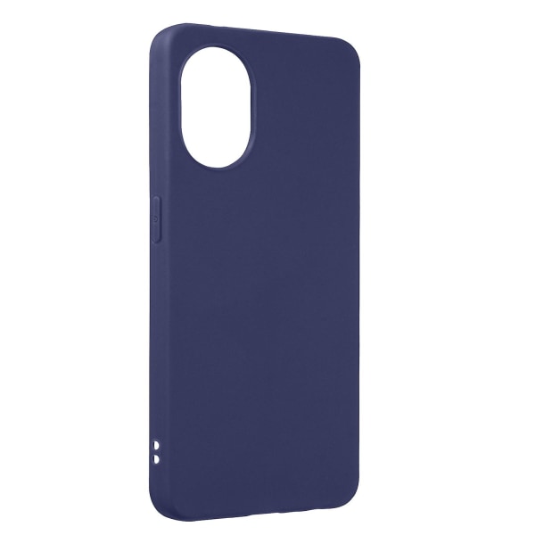 Oppo Reno 8 Lite 5G Etui Fleksibelt Silikone Mat Smudsafvisende Finish Navy