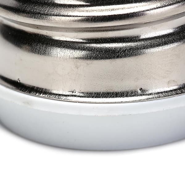 1 stk. E40 til E27 Sokkel Base Halogen CFL Lyspære Lampe Adapter Konverter Holder Silver 1 Pcs
