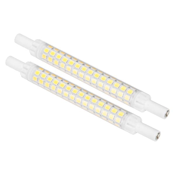 2 Pcs R7S 98LED Bulb Double Socket 118mm Dimmable Floodlight Lamp Accessory Warm White 200-240V