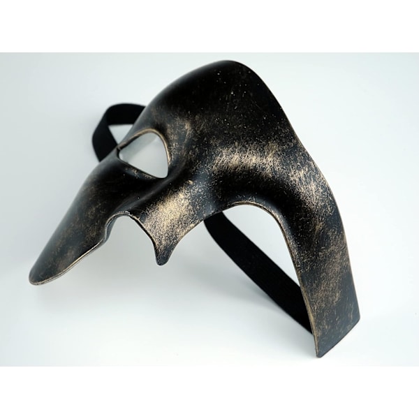 Snygga Festmasker för Maskeradbal, Lyxiga Svarta och Gyllene Masker, 18*9*14