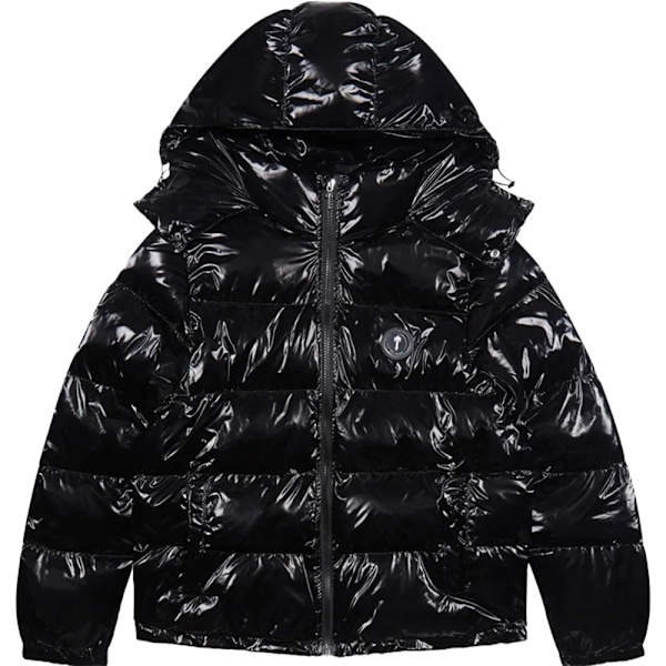 Irongate kiiltävän mustan takin irrotettava huppu JK5-SHINY BLACK S