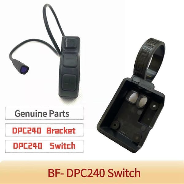 För Bafang mittmotor för DPC240 DPC241 fästfäste fästfäste (B) Svart